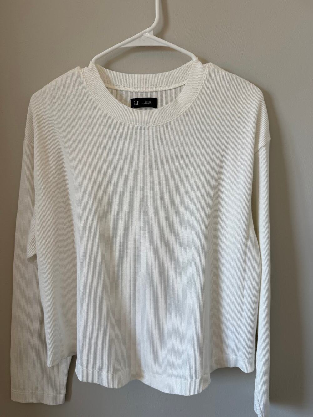 Gap Waffle-Knit Crop Top